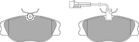 FREMAX FBP-0582-01 - Kit pastiglie freno, Freno a disco autozon.pro