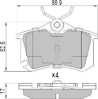 FREMAX FBP-0574 - Kit pastiglie freno, Freno a disco autozon.pro