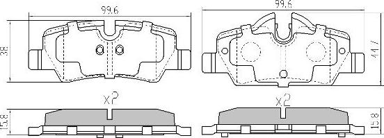 FREMAX FBP-0003 - Kit pastiglie freno, Freno a disco autozon.pro