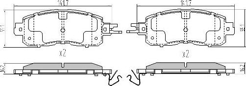 FREMAX FBP-0081 - Kit pastiglie freno, Freno a disco autozon.pro