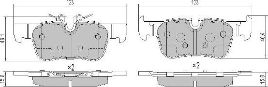 FREMAX FBP-0034 - Kit pastiglie freno, Freno a disco autozon.pro