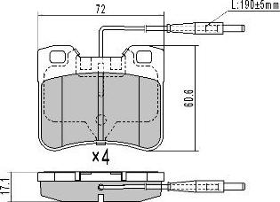 FREMAX FBP-0764 - Kit pastiglie freno, Freno a disco autozon.pro