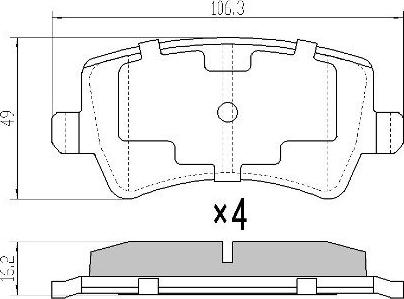 FREMAX FBP-1497 - Kit pastiglie freno, Freno a disco autozon.pro