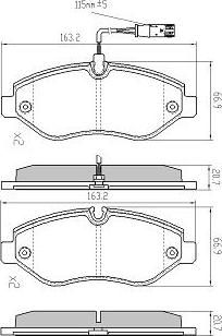 FREMAX FBP-1520 - Kit pastiglie freno, Freno a disco autozon.pro