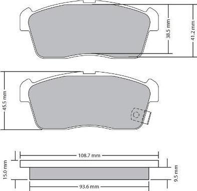 FREMAX FBP-1690 - Kit pastiglie freno, Freno a disco autozon.pro