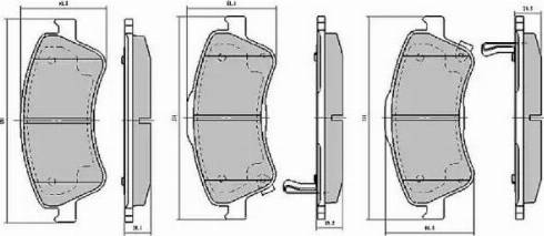 FREMAX FBP-1648 - Kit pastiglie freno, Freno a disco autozon.pro