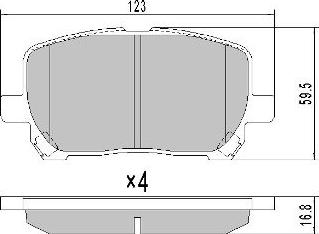 ATE 605846 - Kit pastiglie freno, Freno a disco autozon.pro