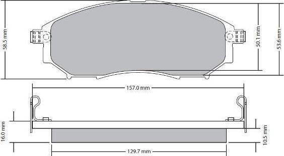 FREMAX FBP-1686 - Kit pastiglie freno, Freno a disco autozon.pro