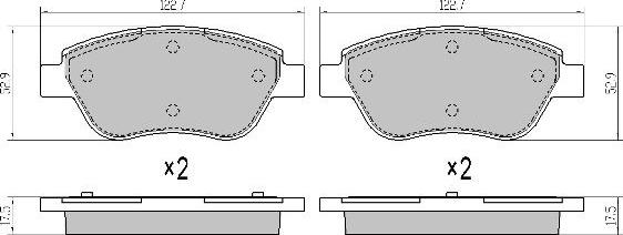 Magneti Marelli 363702161160 - Kit pastiglie freno, Freno a disco autozon.pro