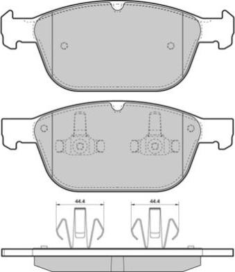 FREMAX FBP-1678 - Kit pastiglie freno, Freno a disco autozon.pro