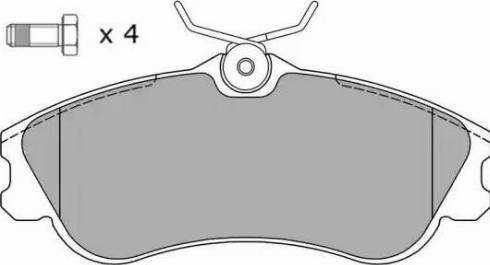 FREMAX FBP-1068-01 - Kit pastiglie freno, Freno a disco autozon.pro