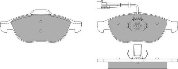 FREMAX FBP-1071 - Kit pastiglie freno, Freno a disco autozon.pro