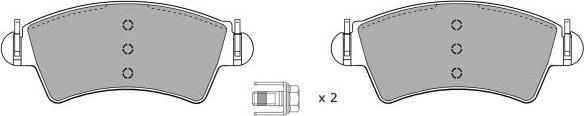 FREMAX FBP-1169 - Kit pastiglie freno, Freno a disco autozon.pro