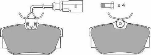 FREMAX FBP-1162-01 - Kit pastiglie freno, Freno a disco autozon.pro