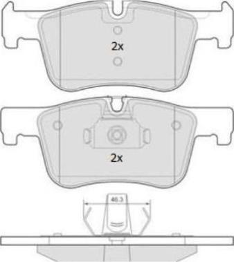 FREMAX FBP-1873 - Kit pastiglie freno, Freno a disco autozon.pro