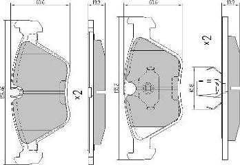 FREMAX FBP-1397 - Kit pastiglie freno, Freno a disco autozon.pro