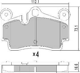 FREMAX FBP-1359 - Kit pastiglie freno, Freno a disco autozon.pro