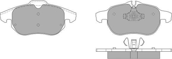 FREMAX FBP-1265 - Kit pastiglie freno, Freno a disco autozon.pro