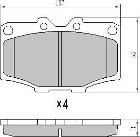 FREMAX FBP-1749 - Kit pastiglie freno, Freno a disco autozon.pro