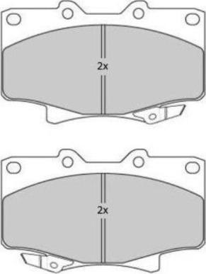 BOSCH 986424134 - Kit pastiglie freno, Freno a disco autozon.pro