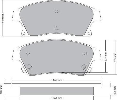 FREMAX FBP-1724 - Kit pastiglie freno, Freno a disco autozon.pro