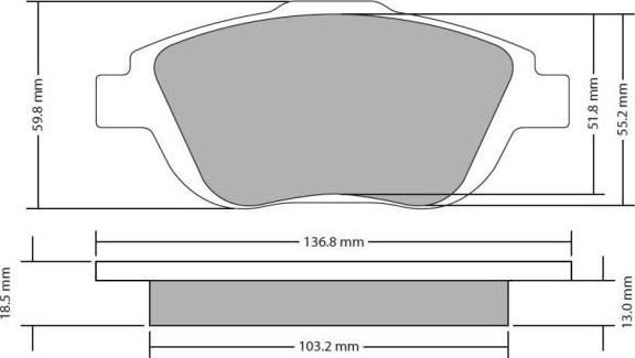 FREMAX FBP-1722 - Kit pastiglie freno, Freno a disco autozon.pro