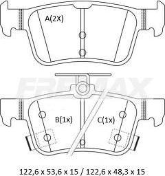 FREMAX FBP-2606 - Kit pastiglie freno, Freno a disco autozon.pro