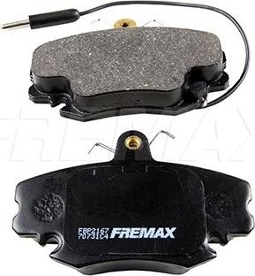 FREMAX FBP-2167 - Kit pastiglie freno, Freno a disco autozon.pro