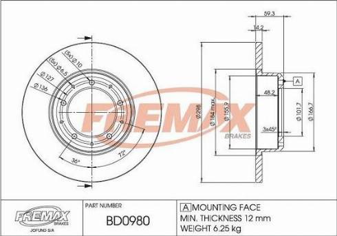 FREMAX FWI-5082 - Contatto segnalazione, Usura past. freno / mat. d'attrito autozon.pro