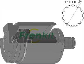 Frenkit K385202T - Pistone, Pinza freno autozon.pro