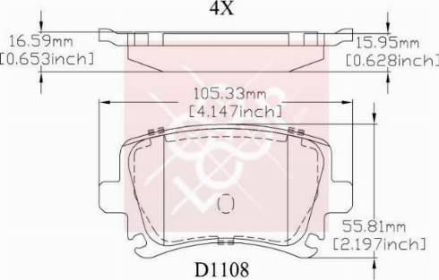 Friction Master MKD1108 - Kit pastiglie freno, Freno a disco autozon.pro