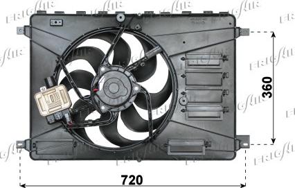 Frigair 0505.2028 - Ventola, Raffreddamento motore autozon.pro