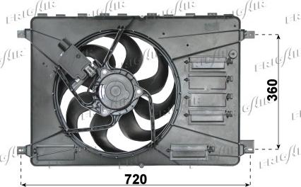 Frigair 0505.2027 - Ventola, Raffreddamento motore autozon.pro