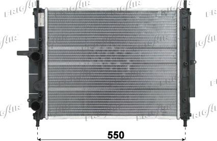 Frigair 0104.3153 - Radiatore, Raffreddamento motore autozon.pro