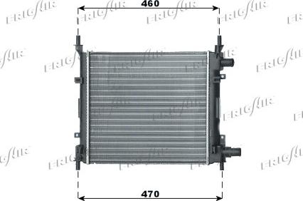 Frigair 0105.3054 - Radiatore, Raffreddamento motore autozon.pro