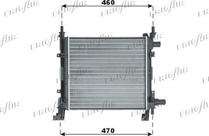 Frigair 0105.3055 - Radiatore, Raffreddamento motore autozon.pro