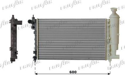 Frigair 0108.2068 - Radiatore, Raffreddamento motore autozon.pro