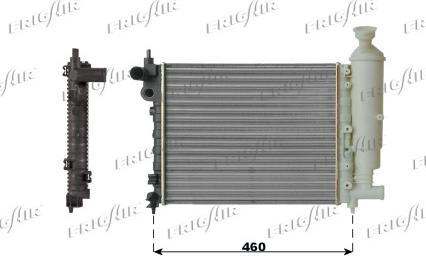 Frigair 0108.2067 - Radiatore, Raffreddamento motore autozon.pro