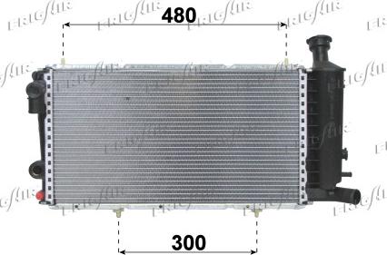 Frigair 0103.3011 - Radiatore, Raffreddamento motore autozon.pro