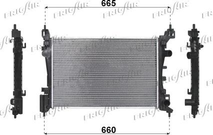 Frigair 0107.3101 - Radiatore, Raffreddamento motore autozon.pro