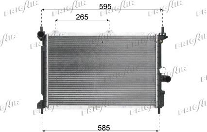 Frigair 0107.2038 - Radiatore, Raffreddamento motore autozon.pro