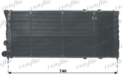 Frigair 0110.2031 - Radiatore, Raffreddamento motore autozon.pro