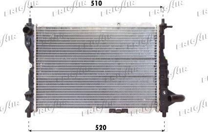 Frigair 0131.3024 - Radiatore, Raffreddamento motore autozon.pro