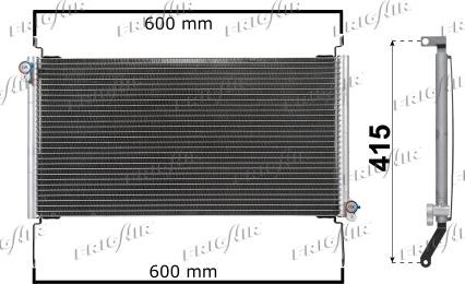 Frigair 0804.2038 - Condensatore, Climatizzatore autozon.pro