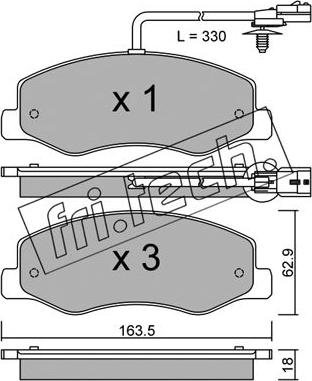 Fri.Tech. 917.0 - Kit accessori, Ganasce freno autozon.pro