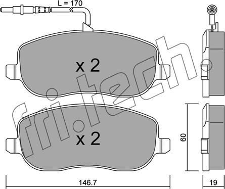 Fri.Tech. 546.0 - Kit pastiglie freno, Freno a disco autozon.pro