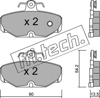 Fri.Tech. 097.0 - Kit pastiglie freno, Freno a disco autozon.pro