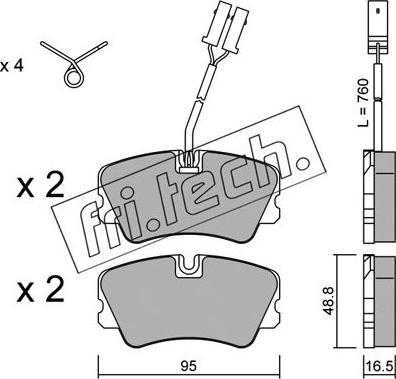 Fri.Tech. 067.0 - Kit pastiglie freno, Freno a disco autozon.pro