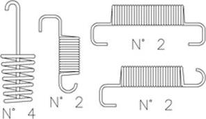 Fri.Tech. 144.0 - Kit accessori, Ganasce freno autozon.pro