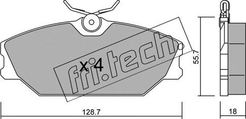 Fri.Tech. 144.2 - Kit accessori, Ganasce freno autozon.pro